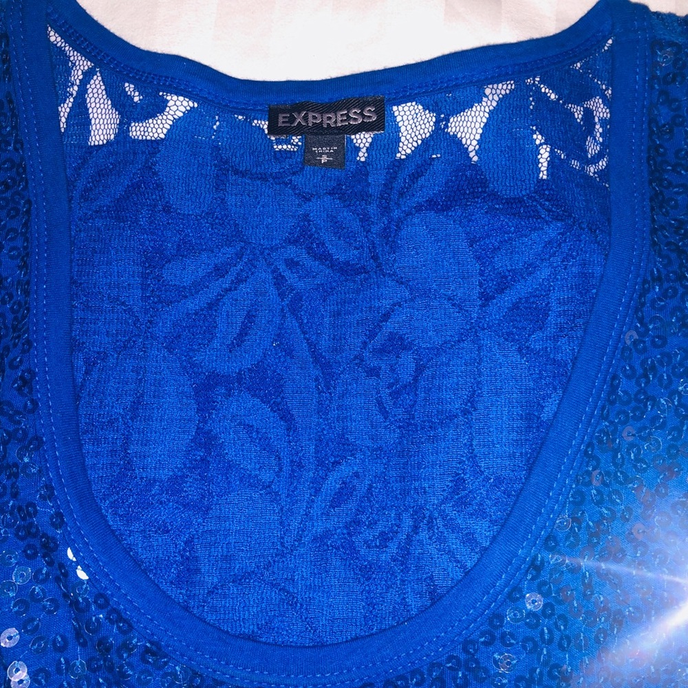 💕 sequins express tank 💕